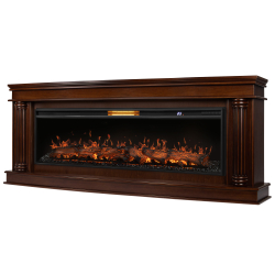 Каминокомплект: Очаг Royal Thermo Aurora RTFP/P-AR60LS, портал Olympia 60 CO, канадский дуб