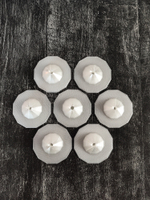 Прозрачная подставка для гвоздика кондитерского Ромашка от Киры