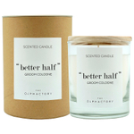Свеча ароматическая the olphactory, better half, groom cologne, 40 ч