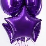 F Шар Звезда 18''/46 см, Фиолетовый (БГ-15)