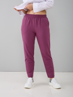 Брюки Бдж-129/бордо-джинс