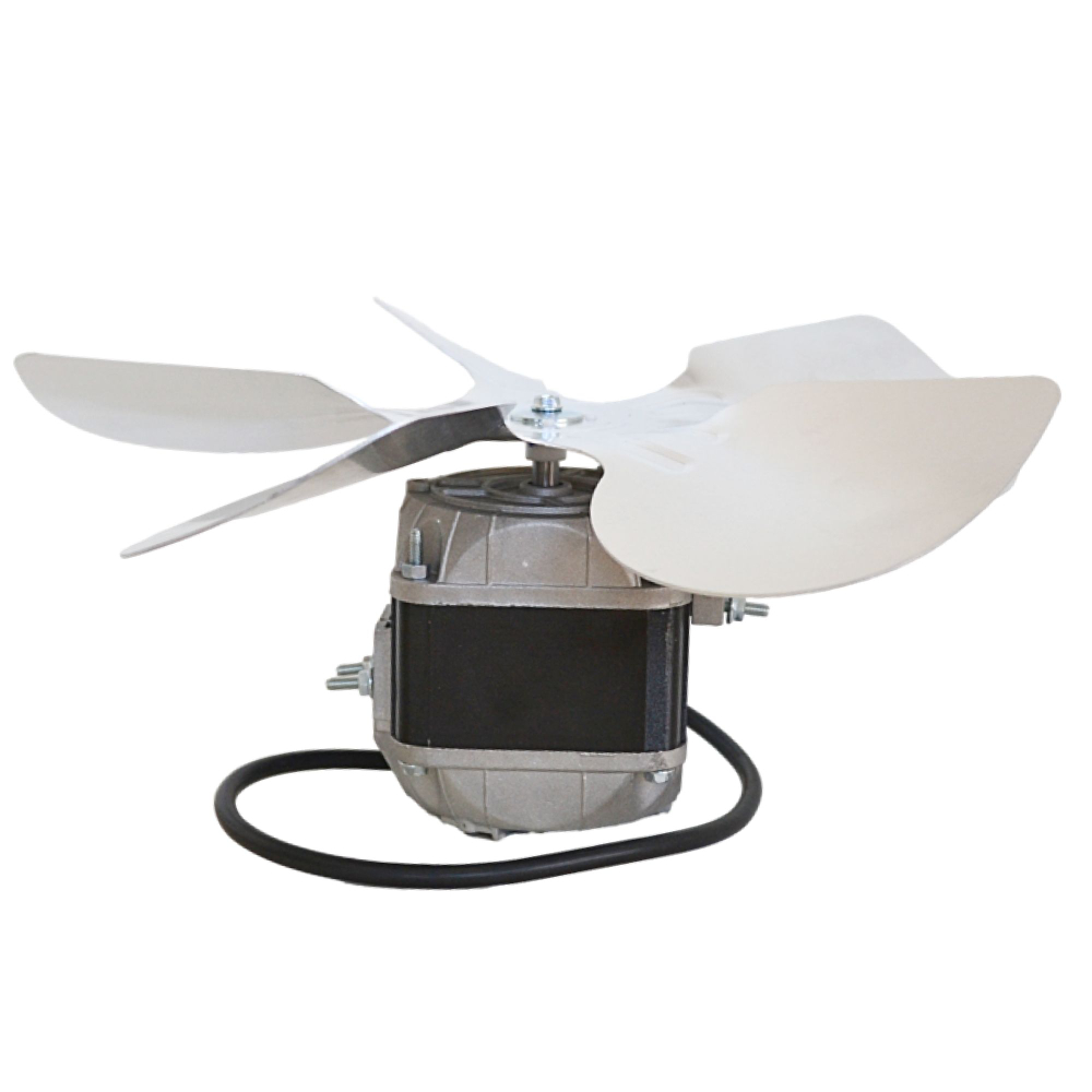 Двигатель(микродвигатель) вентилятора 25-40 с крыльчаткой 300 мм и решеткой