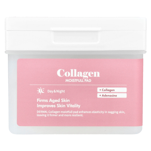 Dermal, Collagen Moistfull Pad, прокладки с 120 отверстиями