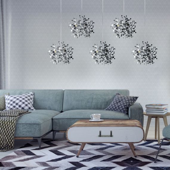 Комплект с подвесной люстрой Lightstar Extra (721134-5+572164-1) L5PL721134