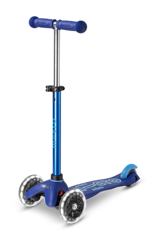 Самокат Mini Micro Deluxe LED Синий