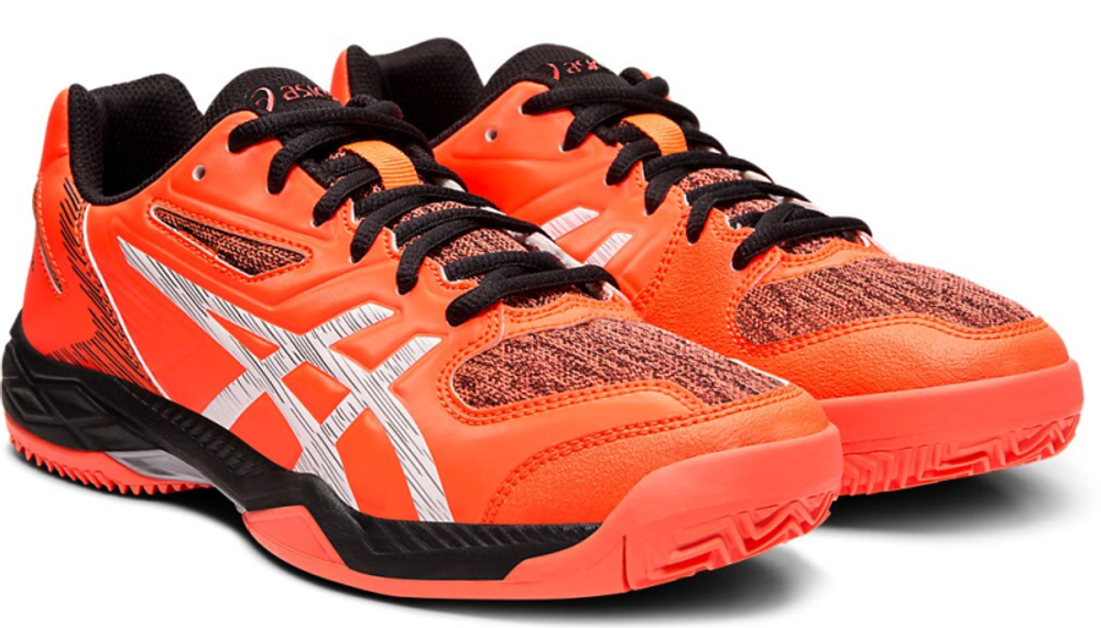 Padel Asics Gel Padel Exclusive 5 SG flash coral white Tennis Store.ru