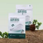 Локальные патчи с микроиглами от акне Round Lab Pine Calming Cica Acne Micro Spot Patch