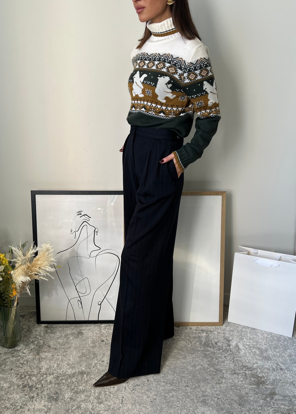 Шерстяные брюки MaxMara, M