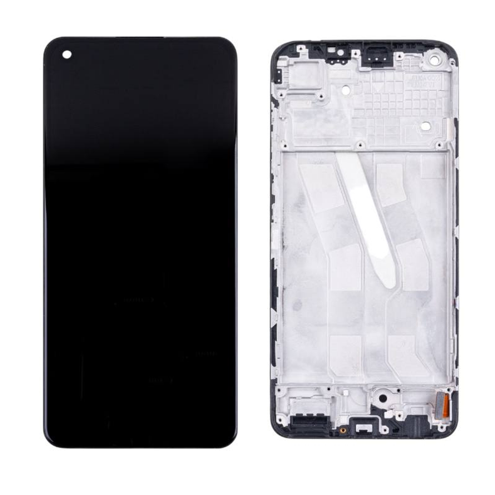 Дисплей для Realme 10 4G (RMX3630) с тачскрином и рамкой Черный - In-Cell