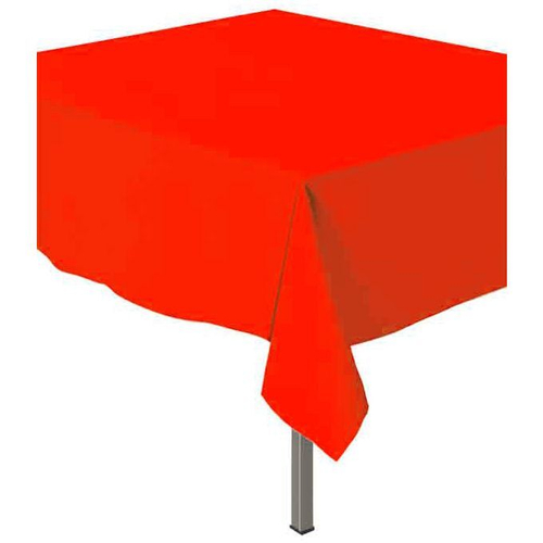 Скатерть "Делюкс" Красная 2,74*1,37 м / 1 шт.