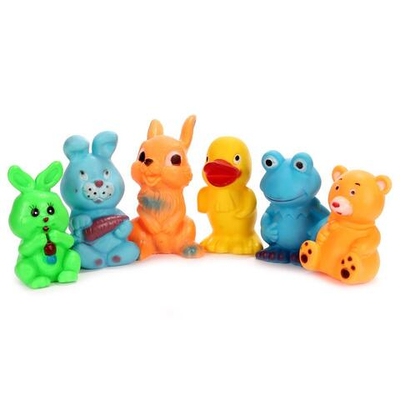 Набор игрушек для купания "Лесные животные" 6 шт. в ассортименте, RT-112