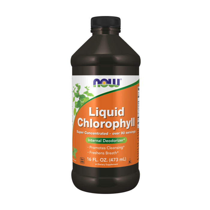 Жидкий хлорофилл, Liquid Chlorophyll, Now Foods, 473 мл