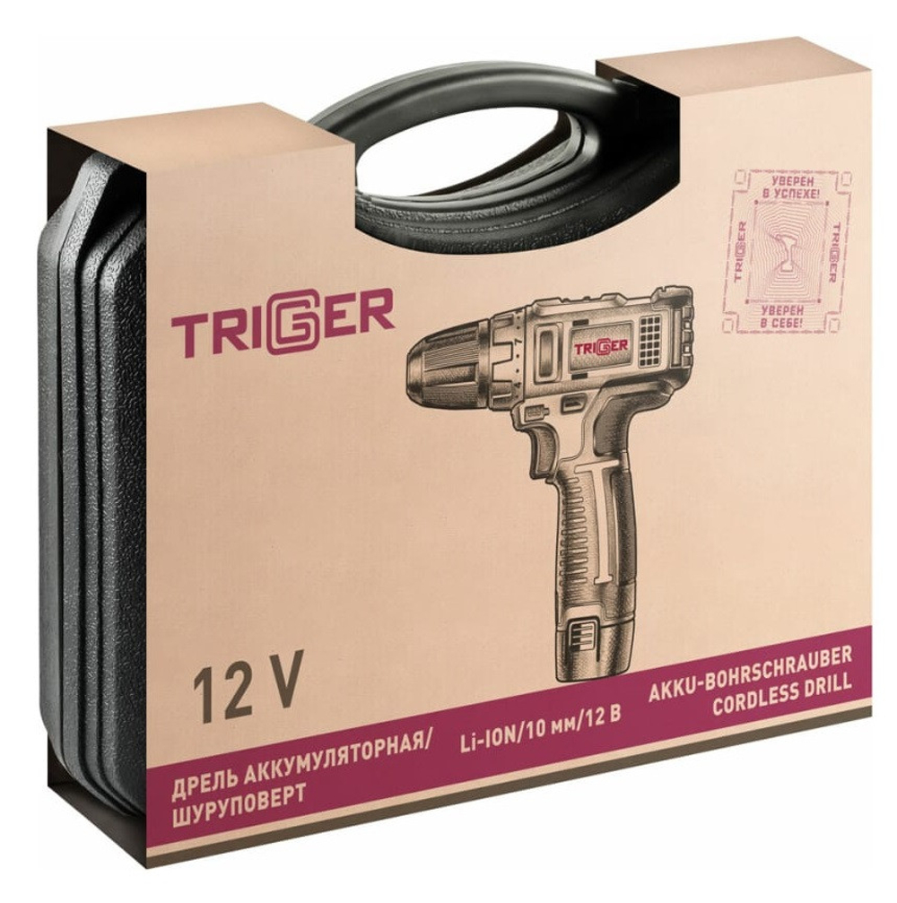 Дрель-шуруповерт аккумуляторная Trigger 20101