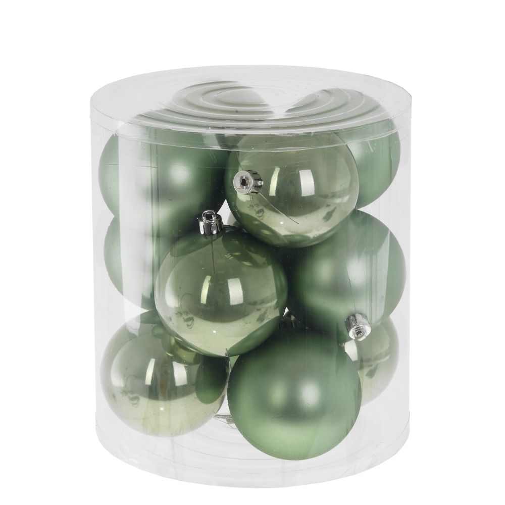 GAEM Набор из 12шт Украшение новогоднее "Шар", D 8 см, L19 W19 H21 см