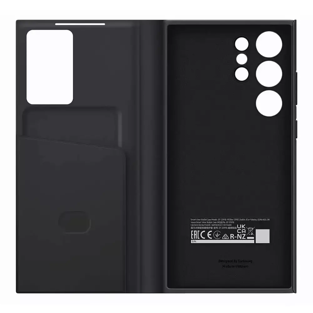 Samsung Чехол-книжка Smart View Wallet Case для Galaxy S23 Ultra