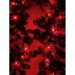 Светодиодная новогодняя гирлянда ЭРА ENIN -5NR нить 5 м красный свет