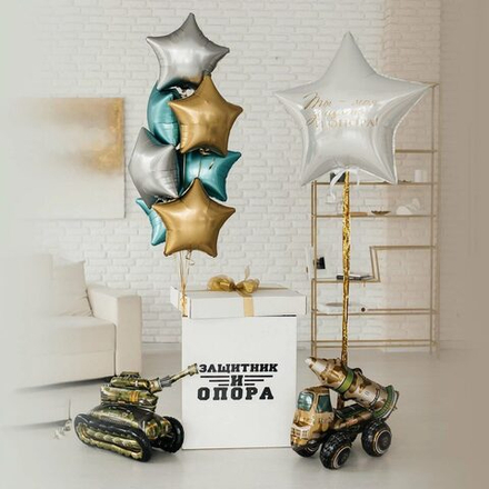 Композиция из воздушных шаров "Защита и опора"