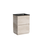 Тумба напольная под раковину Sancos Libra Floor, дуб галифакс натуральный 590х450х840 мм