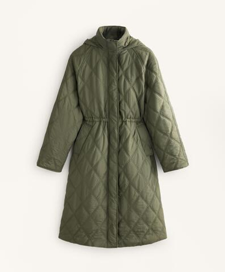 Oysho Водоотталкивающая стеганая куртка FELLEX® AEROGEL, хаки