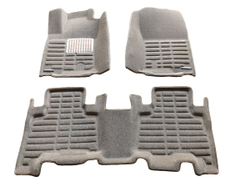 Коврики Pradar 3D XL для Toyota Land Cruiser 150 Prado 2014- бежевые с высоким бортиком, металлическим подпятником. Артикул SI 19-00255