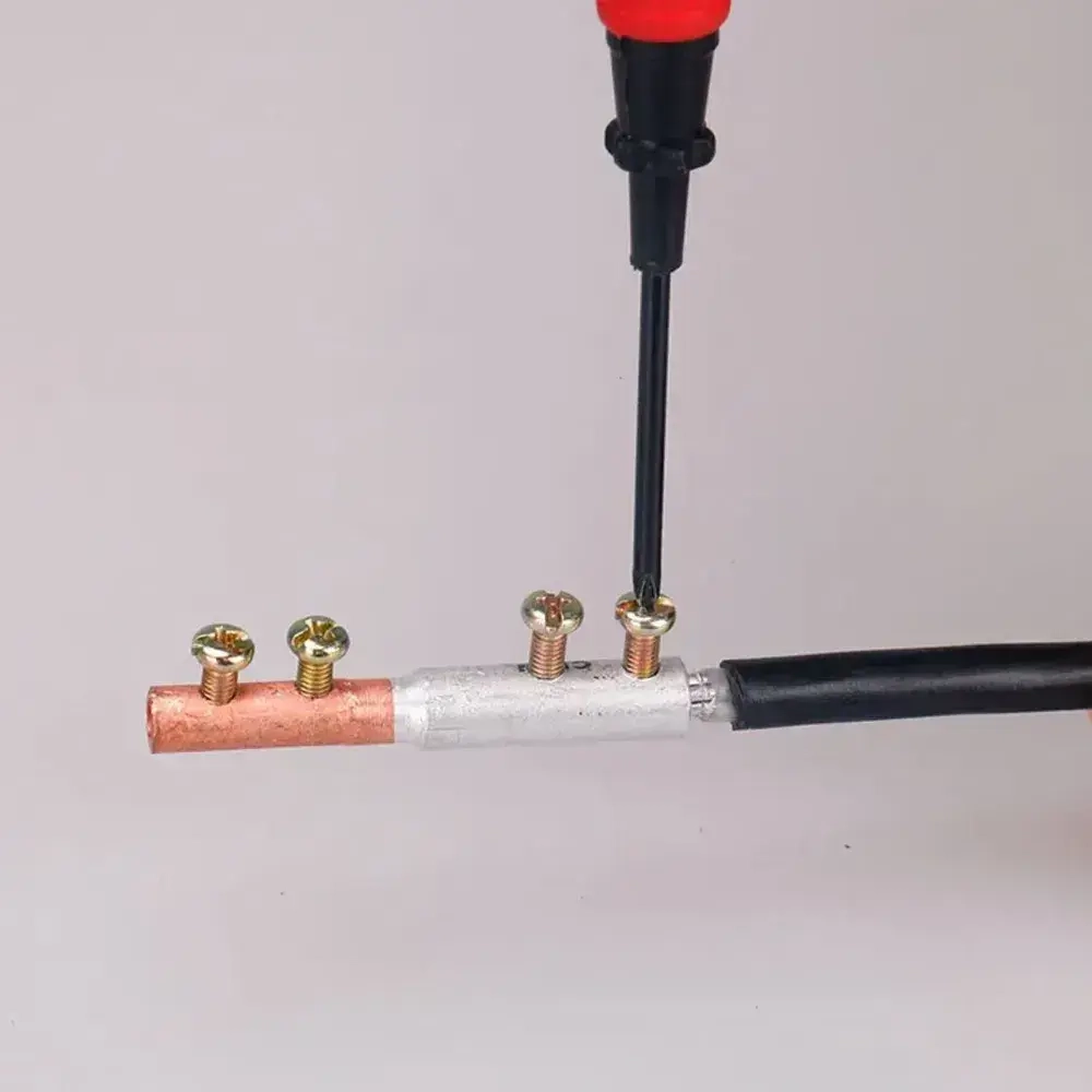 Гильза медно-алюминиевая на винтах ГАМ 16/10 В (GTL-16/10 SC) для соединения медного и алюминиевого провода