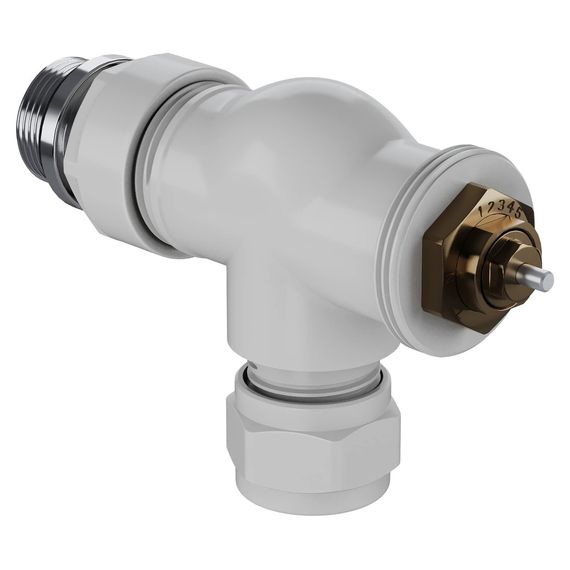 Набор термостатический осевой Royal Thermo Design Pro 15мм М30х1,5 (Белый) купить в Москве и Московской области по низкой цене с доставкой по России — (2) Набор термостатический осевой Royal Thermo Design Pro 15мм М30х1,5 (Белый) — (2)