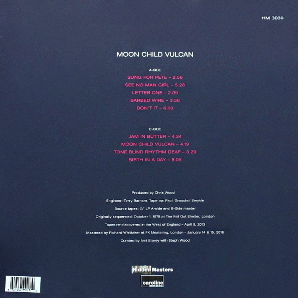 Chris Wood / Moon Child Vulcan (LP)