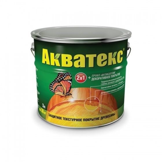 Пропитка для дерева Акватекс калужница 0,8л Рогнеда