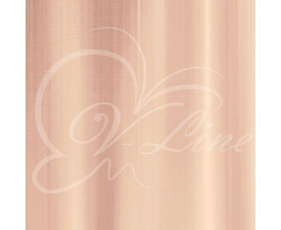 Штора для ванной комнаты 180х180см, 10 колец, водонепроницаемая занавеска в ванную, полиэтилен, бежевая 0811/6671 Вилина