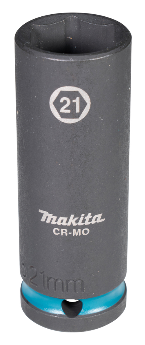 Ударная удлиненная торцовая головка 21x81,5 мм Impact Black 1/2" Makita E-16508