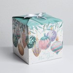 Коробка складная "Волшебство нового года" 18×18×18см (Дарите Счастье)