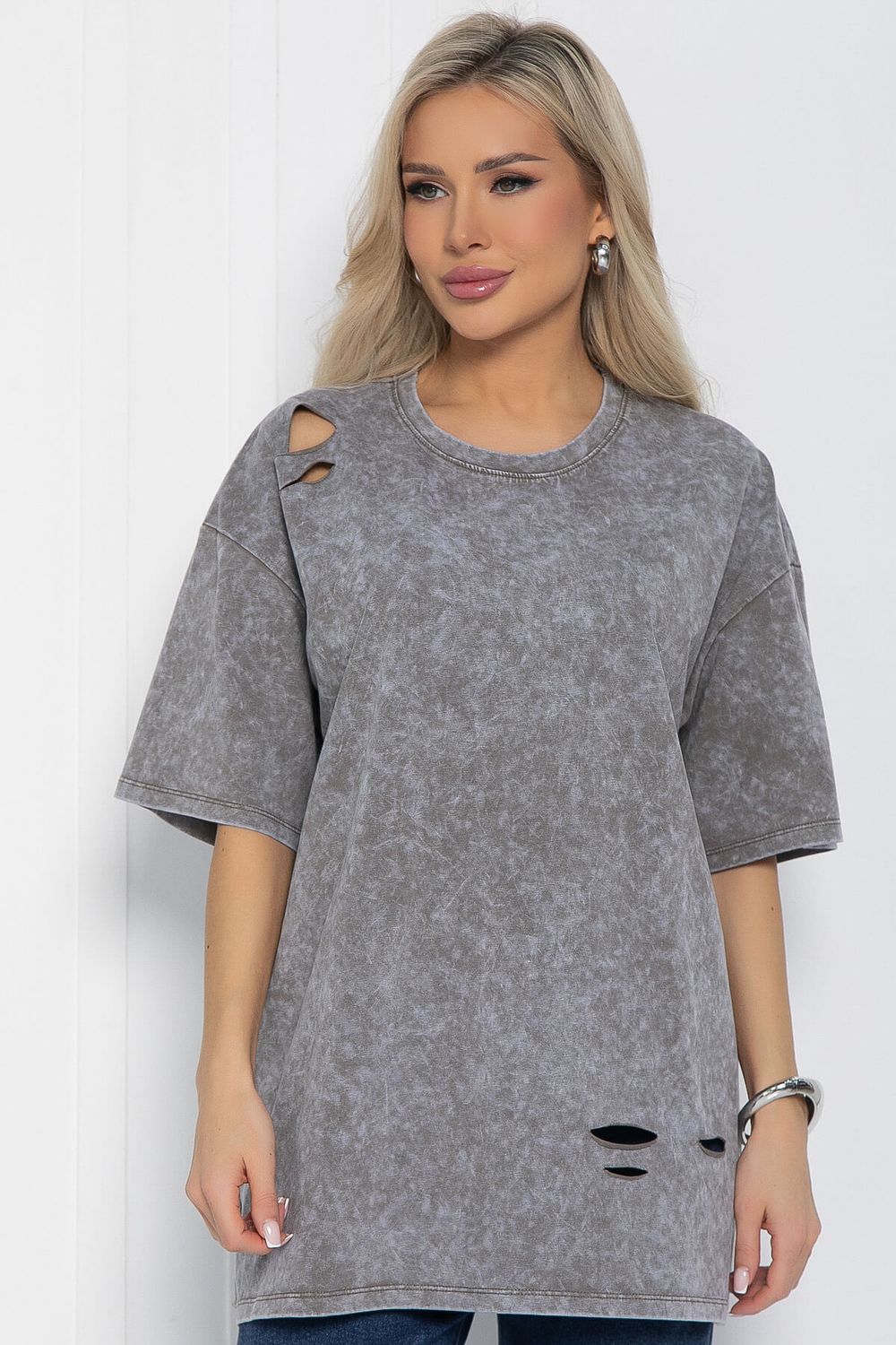 Футболка Микель (серая) Б12599-20 LT Collection