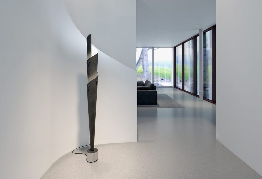 Гардероб Yomei Loop light sculpture and coat rack