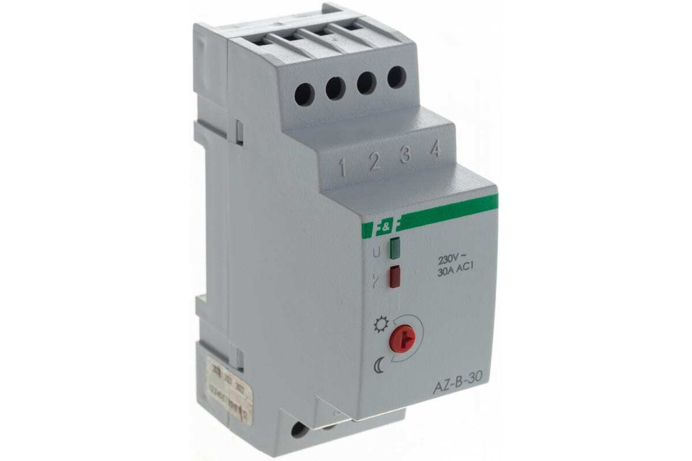 Фотореле AZ-B-30 30А 1НО IP20 с выносным фотодатчиком
