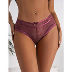 Трусики танга Ladies, бордовые, M-L
