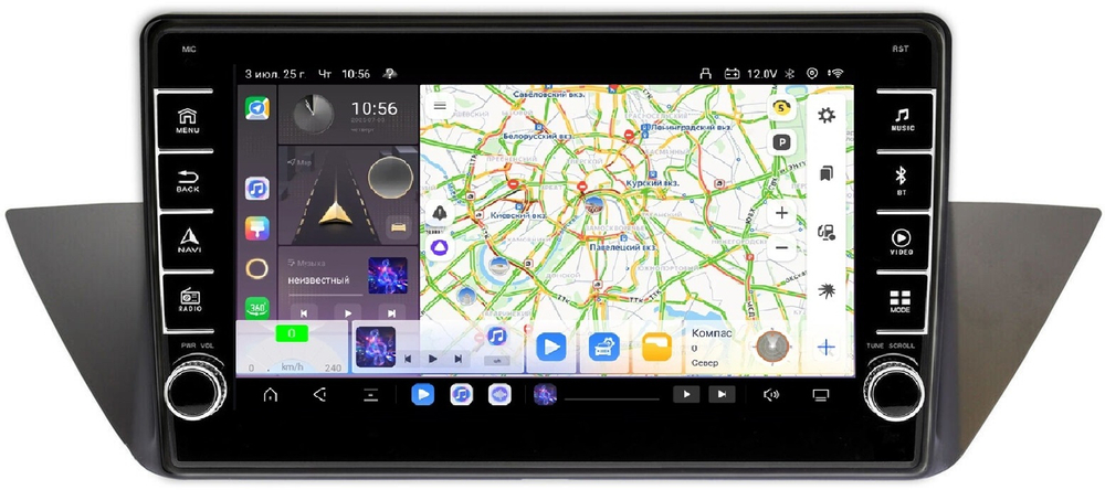 Магнитола для BMW X1 E84 2009-2014 - Carmedia OL-1959 (кнопки и крутилки) Android 13, TS20, 6+128Гб, CarPlay, 4G SIM-слот