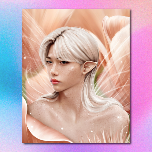 Арт принт / alexstayart / STRAY KIDS / Феликс #07