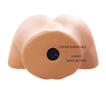 Телесный мастурбатор Olivia с 2 любовными отверстиями (Цвет: телесный)