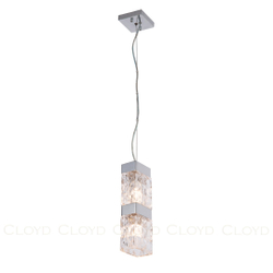 Подвесной светильник Cloyd CORUND-A P2 / выс. 30 см - хром (арт.10712)