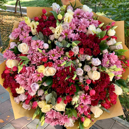 VIP букет "Красочный фонтан"