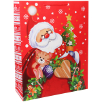 Пакет подарочный «Веселый Дедушка Мороз» 41,5*53*15,5 см, микс