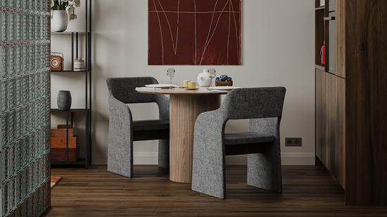 Стул E7.6 (серый, рогожка)