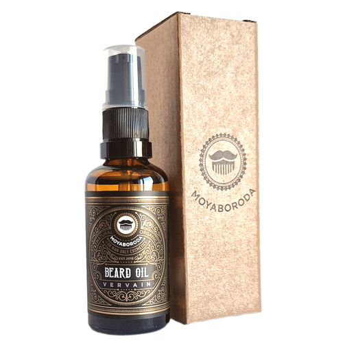 Масло для бороды и усов MOYABORODA "VERVAIN" (органик, цитрус). (50мл.)