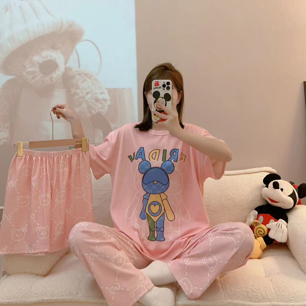 Пижама штаны+шорты+футболка Н3