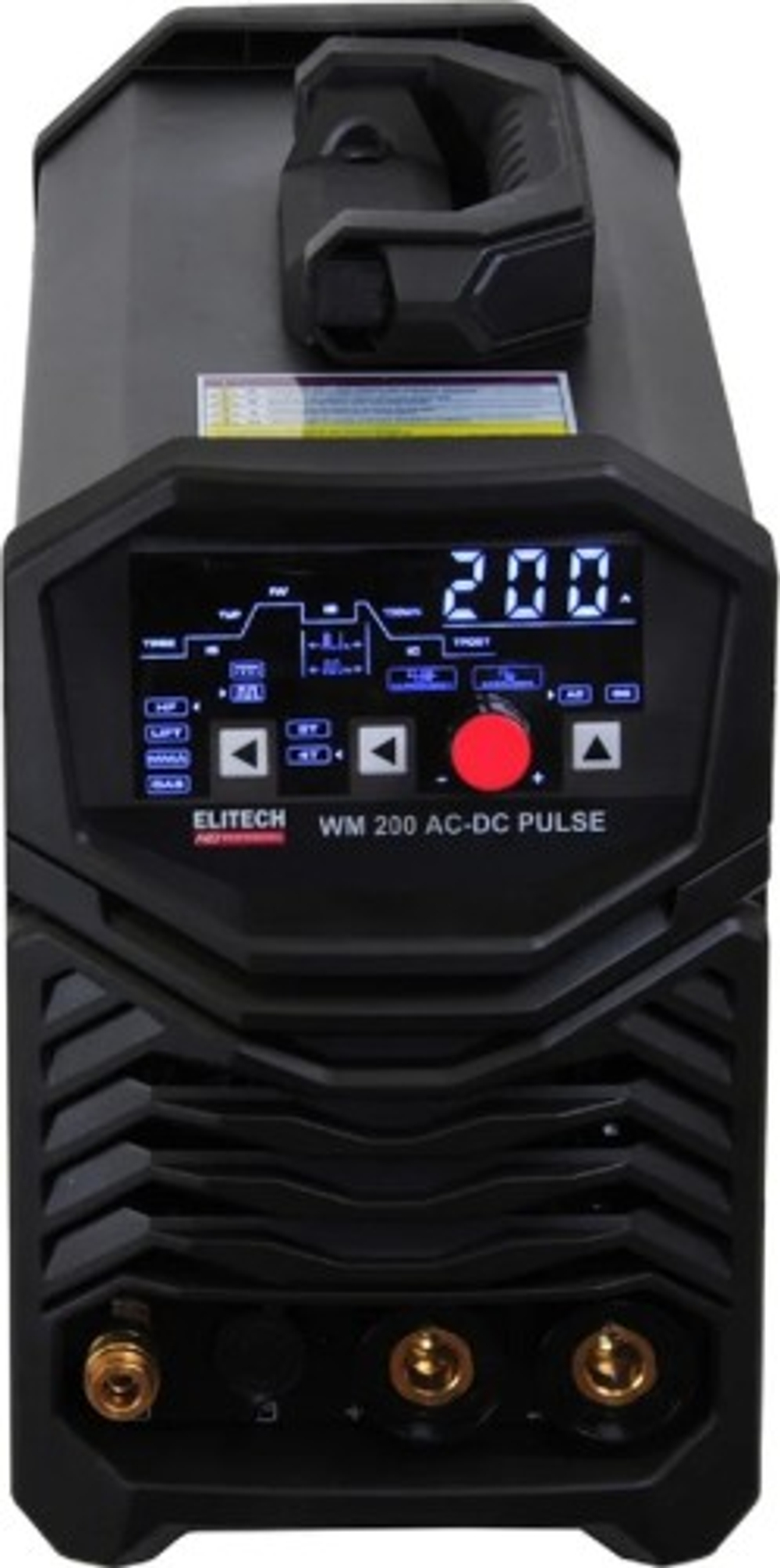 Сварочный инвертор ELITECH WM 200 AC-DC PULSE HD 204476