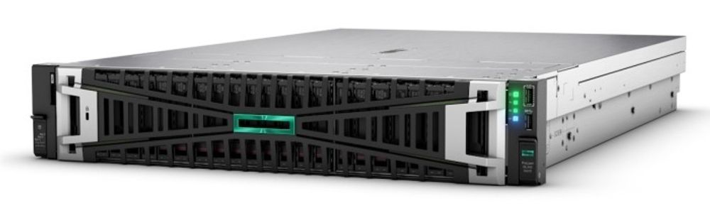 Сервер HPE ProLiant DL345 Gen11 9124 3.0GHz 16-core 1P 32GB-R MR408i-o 8LFF 800W PS Server