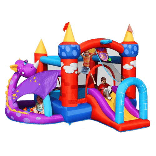 Детский надувной батут "Воздушный змей" 5.5*4.9*25 м