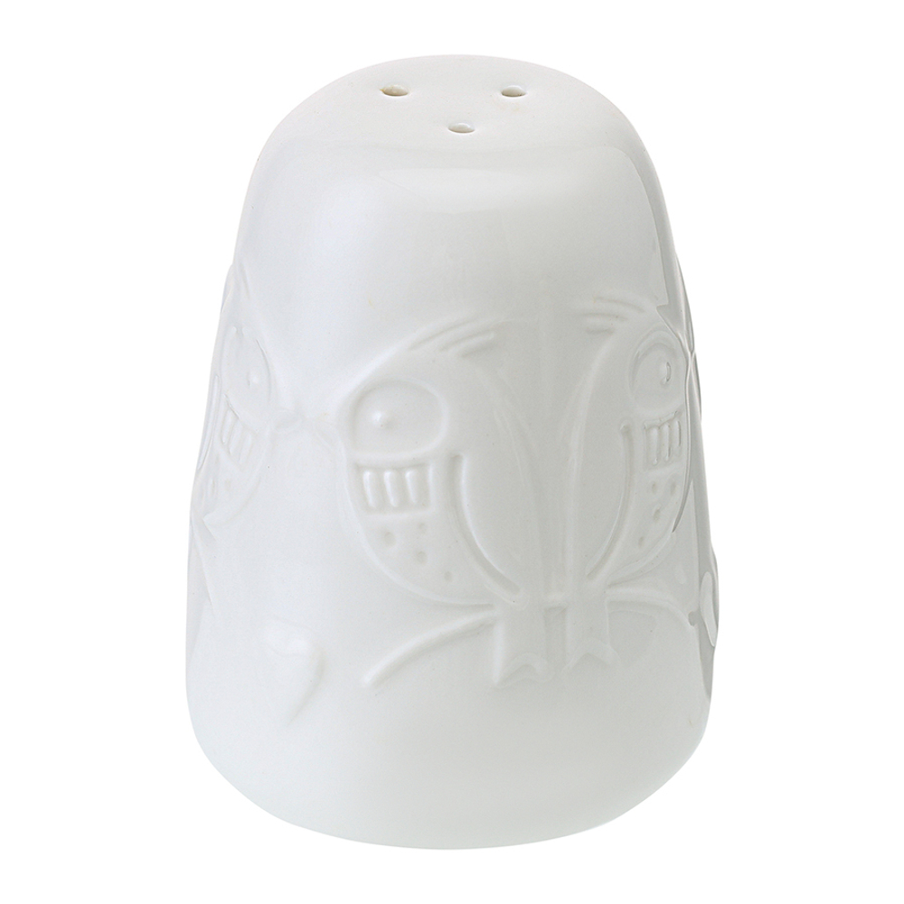 Набор для соли и перца birds of paradise на деревянной подставке