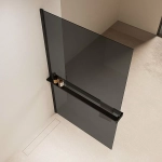 Душевая перегородка Vincea Walk-In VSW-1HR120CGB 120x200 профиль черный/стекло тонированное