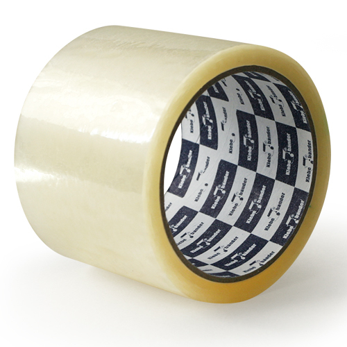 Упаковочная лента, скотч, 75мм * 57м, 45мкм, прозрачная, Klebebänderr (арт. 128)